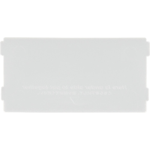 トラスコ中山 吉川国工業所 収納ケース仕切り板“ブリックス” 9105 仕切り2枚組 Cr（ご注文単位1個）【直送品】