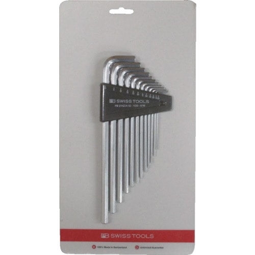 トラスコ中山 PBスイスツールズ ロング六角棒レンチセット(インチ) 824-5552(ご注文単位1セット)【直送品】