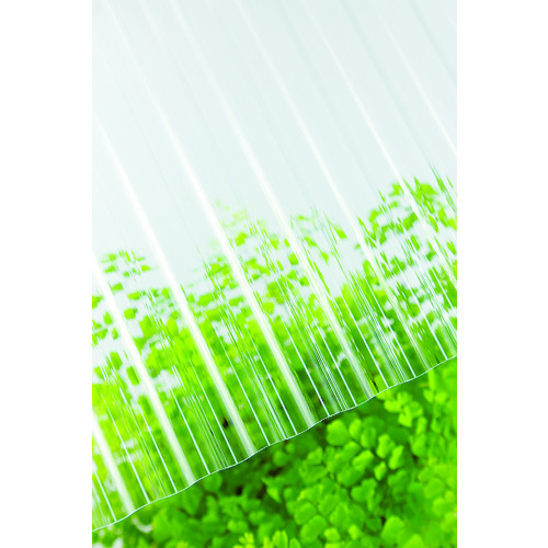 トラスコ中山 タキロン ポリカ波板 32波 6尺 610クリア(ご注文単位10枚)【直送品】