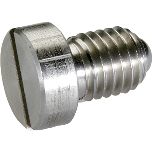 トラスコ中山 HALDER スプリングプランジャ ボール、ヘッド、スロット付 ステンレス鋼 105-8986(ご注文単位1個)【直送品】