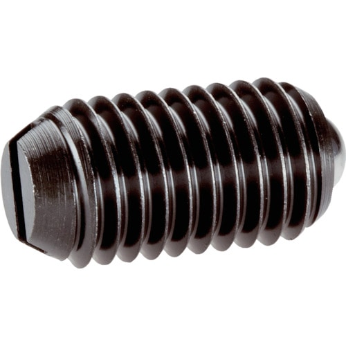 トラスコ中山 HALDER スプリングプランジャ ボールスロット付 快削鋼、バネ圧:強 106-3733(ご注文単位1個)【直送品】