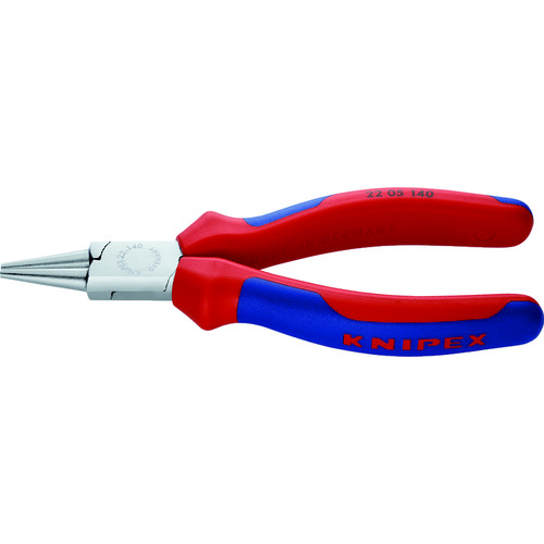 トラスコ中山 KNIPEX 2205-140 丸ペンチ(ご注文単位1個)【直送品】