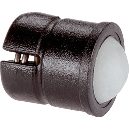 トラスコ中山 HALDER スプリングプランジャ 平滑タイプ、カラー付 107-1482(ご注文単位1個)【直送品】