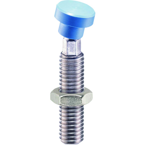 トラスコ中山 HALDER 台座部品 スラストパッド、プラスチックコーティング M5(ご注文単位1個)【直送品】