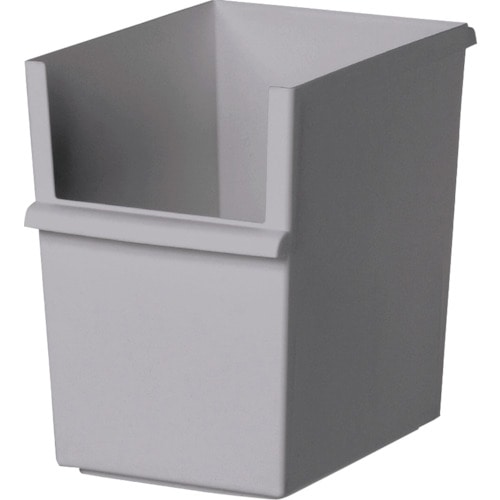 トラスコ中山 吉川国工業所 収納ケース JTR-04 “コンテナースリム(深) GY(ご注文単位1個)【直送品】