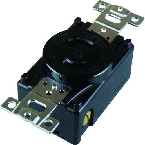 トラスコ中山 アメリカン電機 引掛形 埋込コンセント 2P30A250V(ご注文単位1個)【直送品】