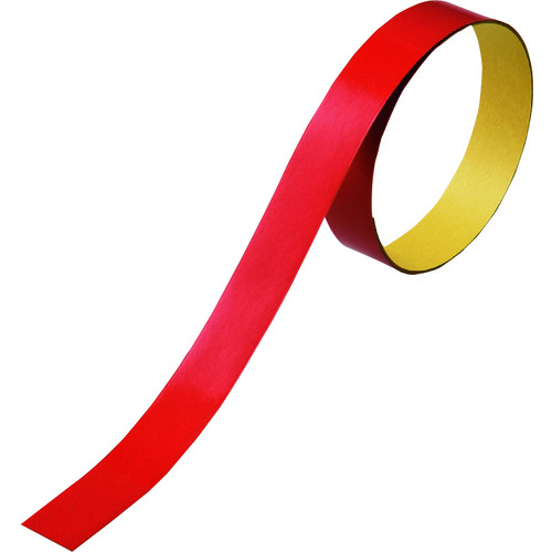 トラスコ中山 緑十字 ヘルメット用ラインテープ(反射) 赤 HL-B(大) 15mm幅×700mm 10本組(ご注文単位1組)【直送品】