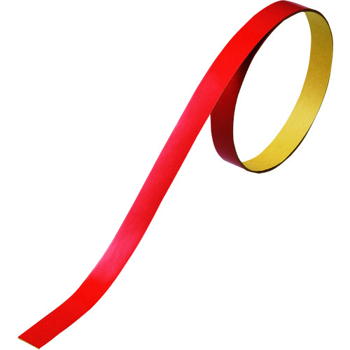 トラスコ中山 緑十字 ヘルメット用ラインテープ(反射) 赤 HL-B(小) 10mm幅×700mm 10本組(ご注文単位1組)【直送品】