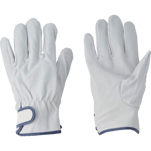 トラスコ中山 川西 豚本革手袋(袖口マジックタイプ) 豚レインジャー 内綿タイプ 1P Lサイズ(ご注文単位1組)【直送品】