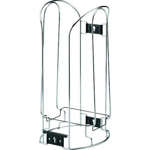 トラスコ中山 緑十字 ヘルメットスタンド 5~6個収納 ST825 (ヘルスタンド) 高さ540×幅270mm 透明カバー付(ご注文単位1台)【直送品】