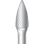 トラスコ中山 ナカニシ 逆回転用超硬カッター シングルカット Φ9.5 828-3977(ご注文単位1本)【直送品】