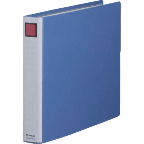 トラスコ中山 キングジム キングファイルSDDE B4E 青 828-0896(ご注文単位1冊)【直送品】