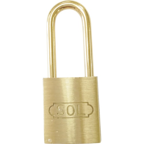 トラスコ中山 SOL シリンダー錠15mmツル長タイプ(パック)（ご注文単位1個）【直送品】