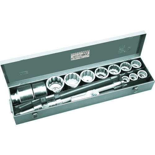 トラスコ中山 TONE ソケットレンチセット ISO 差込角25.4mm(ご注文単位1セット)【直送品】