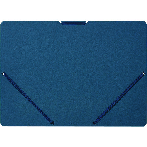 トラスコ中山 キングジム サンドイット ドキュメントホルダー ヨコ アオ（ご注文単位1冊）【直送品】