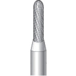 トラスコ中山 ナカニシ 超硬カッター 円筒先丸(ダブルカット)刃径4.0mm 刃長16.0mm(ご注文単位1本)【直送品】