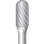 トラスコ中山 ナカニシ 超硬カッター 円筒先丸(ダブルカット)刃径9.5mm 刃長19.0mm(ご注文単位1本)【直送品】