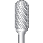 トラスコ中山 ナカニシ 超硬カッター 円筒先丸(ダブルカット)刃径12.7mm刃長25.0mm(ご注文単位1本)【直送品】