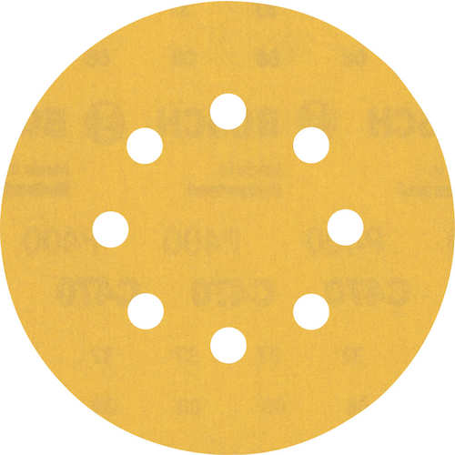 トラスコ中山 ボッシュ ランダムアクションサンダーペーパー C470 125mm #400 50枚入り(ご注文単位1パック)【直送品】