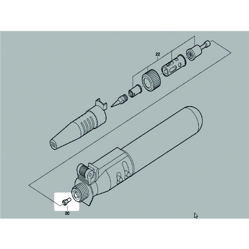 トラスコ中山 ドレメル ノズル(ご注文単位1個)【直送品】