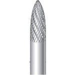 トラスコ中山 ナカニシ 超硬カッター 砲弾(ダブルカット) 刃径6.0mm 刃長16.0mm 829-3167(ご注文単位1本)【直送品】