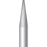 トラスコ中山 ナカニシ 超硬カッター テーパー(シングルカット)刃径6.0mm刃長19.0mm(ご注文単位1本)【直送品】