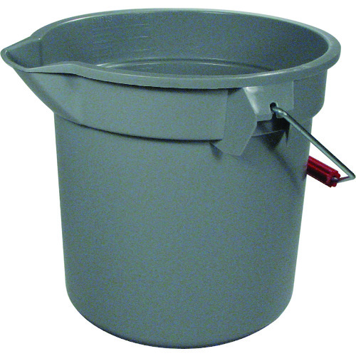 トラスコ中山 エレクター ブルートバケツL・グレー 13.2L(ご注文単位1個)【直送品】