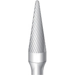 トラスコ中山 ナカニシ 超硬カッター テーパー(シングルカット)刃径9.5mm刃長27.0mm(ご注文単位1本)【直送品】