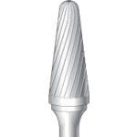 トラスコ中山 ナカニシ 超硬カッター テーパー(シングルカット)刃径12.7mm 刃長30mm(ご注文単位1本)【直送品】