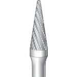 トラスコ中山 ナカニシ 超硬カッター テーパー(ダブルカット)刃径8.0mm 刃長22.0mm(ご注文単位1本)【直送品】