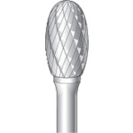 トラスコ中山 ナカニシ 超硬カッター 楕円(ダブルカット) 刃径12.7mm 刃長22.0mm(ご注文単位1本)【直送品】