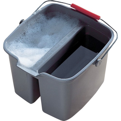 トラスコ中山 エレクター ダブルペール 16.1L グレイ(ご注文単位1個)【直送品】