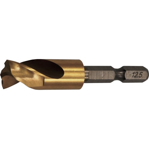 トラスコ中山 RELIEF 六角軸ショートドリル 12.5mm(ご注文単位1パック)【直送品】