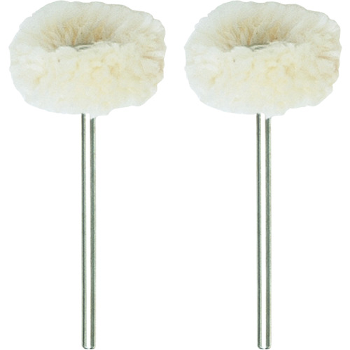 トラスコ中山 プロクソン マイクログラインダー用先端工具 モップバフ 2本（ご注文単位1セット）【直送品】