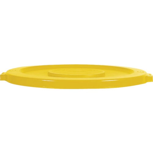 トラスコ中山 エレクター ラウンドブルートコンテナ用フタ 121.1L用 イエロー(ご注文単位1枚)【直送品】