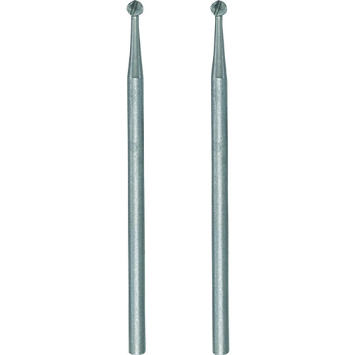 トラスコ中山 プロクソン マイクログラインダー用先端工具 ハイスビット2本 丸（ご注文単位1セット）【直送品】