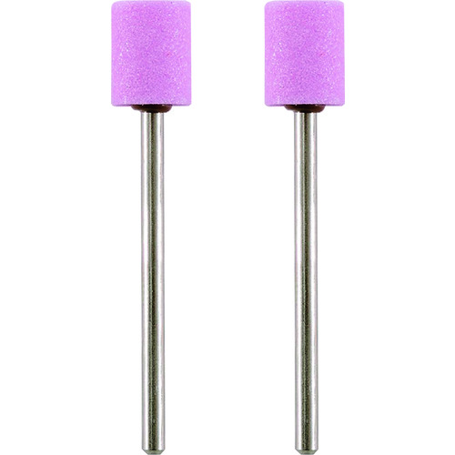 トラスコ中山 プロクソン マイクログラインダー用先端工具 軸付き砥石2本(WA150) 円柱（ご注文単位1セット）【直送品】