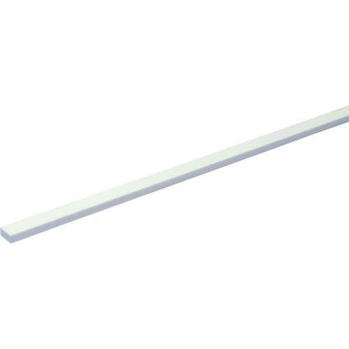 トラスコ中山 光モール アイボリー角棒6×12×1000mm(ご注文単位1本)【直送品】