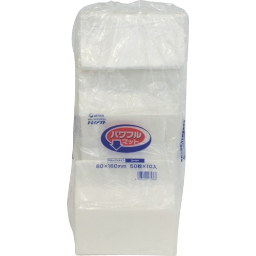 トラスコ中山 ユニ・チャーム パワフルマット GSパワフルマット 80×160 (500枚入)(ご注文単位1パック)【直送品】