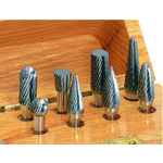 トラスコ中山 ナカニシ 超硬カッター セット (8本入) 829-3224(ご注文単位1セット)【直送品】