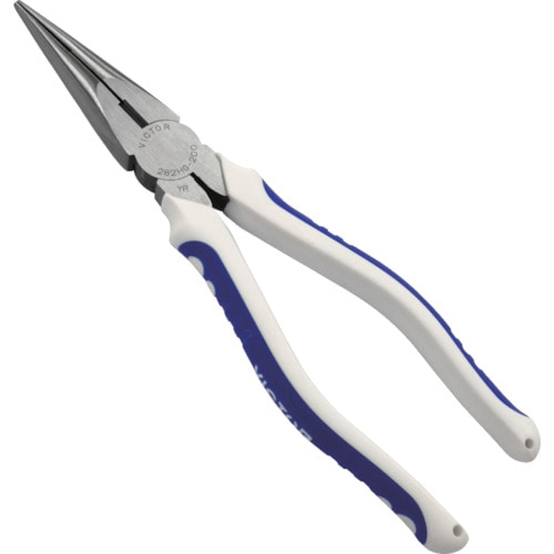 トラスコ中山 ビクター ハイグレード 先長ラジオペンチ(エラストマーカバー) 814-4743(ご注文単位1個)【直送品】