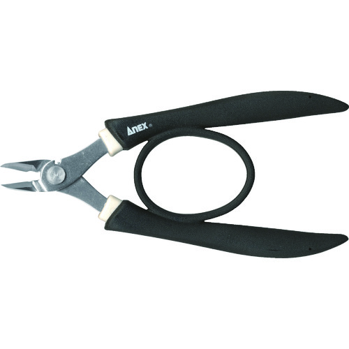 トラスコ中山 アネックス ラバーグリップニッパー ダブル刃タイプ(ご注文単位1個)【直送品】