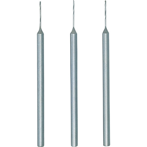 トラスコ中山 プロクソン マイクログラインダー用先端工具 小径ドリル3本0.5mm(ご注文単位1セット)【直送品】