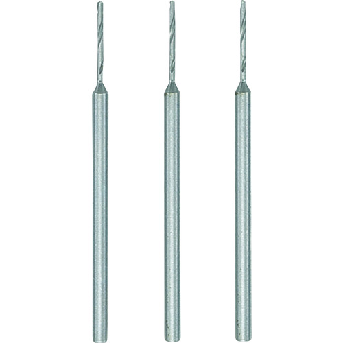 トラスコ中山 プロクソン マイクログラインダー用先端工具 小径ドリル3本1.0mm(ご注文単位1セット)【直送品】