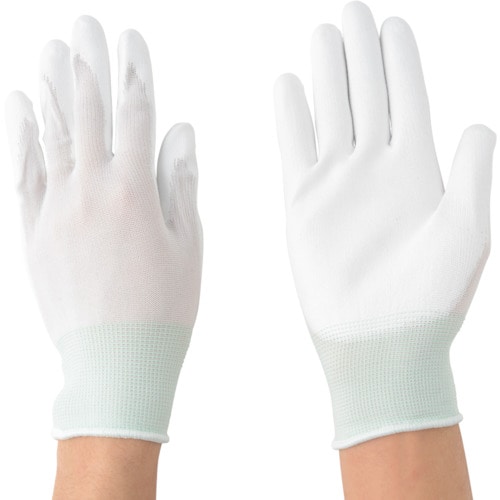 トラスコ中山 川西 ウレタン背抜き手袋 ピッタリ倶楽部 15G M (10双入)(ご注文単位1パック)【直送品】