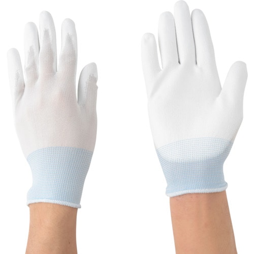 トラスコ中山 川西 ウレタン背抜き手袋 ピッタリ倶楽部 S (10双入)(ご注文単位1パック)【直送品】