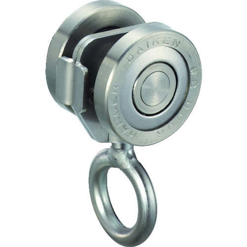 トラスコ中山 ダイケン 2号ステンレスドアハンガー用リング付単車2型(ご注文単位1個)【直送品】