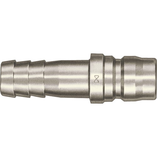 トラスコ中山 日東 TSPカプラ 鋼鉄製(ホース取付用プラグ) 相手側1/4インチ(00804)(ご注文単位1個)【直送品】