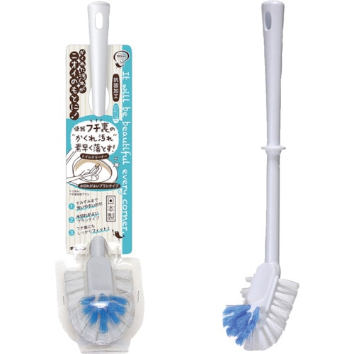 トラスコ中山 キクロン トリおん フチ裏清潔ブラシ(ご注文単位1本)【直送品】