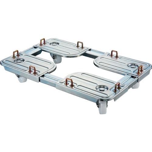 トラスコ中山 ルート コンテナ台車 ルートボーイ301型 最大590×590(ご注文単位1台)【直送品】